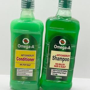 Omega A Anti Dandruff Shampoo and Anti Dandruff Conditioner.500x2.4,000