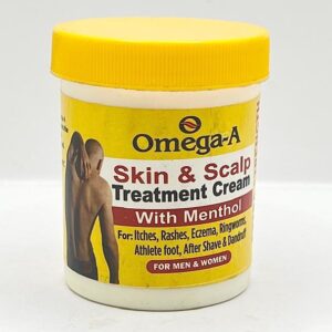 Omega A Skin and Scalp Treatment Cream with Menthol