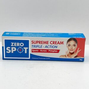 Zero Spot Supreme Cream Triple Action.