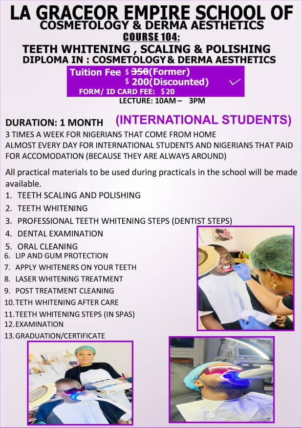 Course 104: Teeth Whitening, Scaling & Polishing
