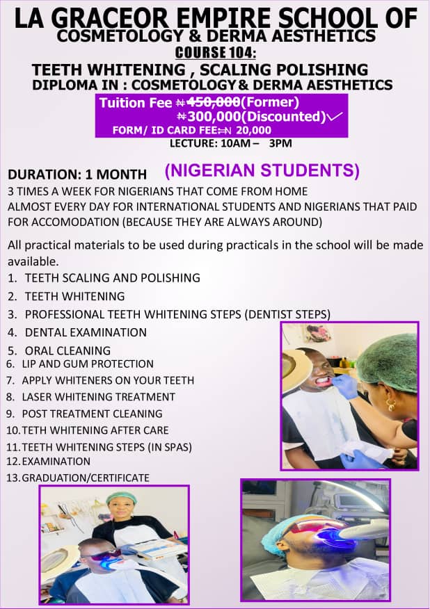 Course 104: Teeth Whitening, Scaling & Polishing