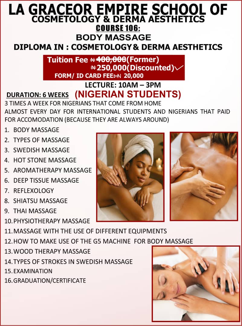 Course 106: Body Massage